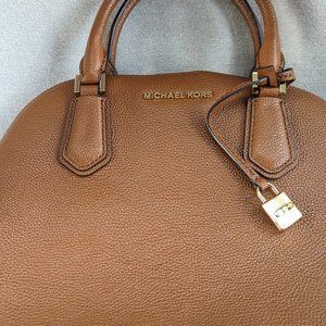 Mercer Large Leather Dome Satchel